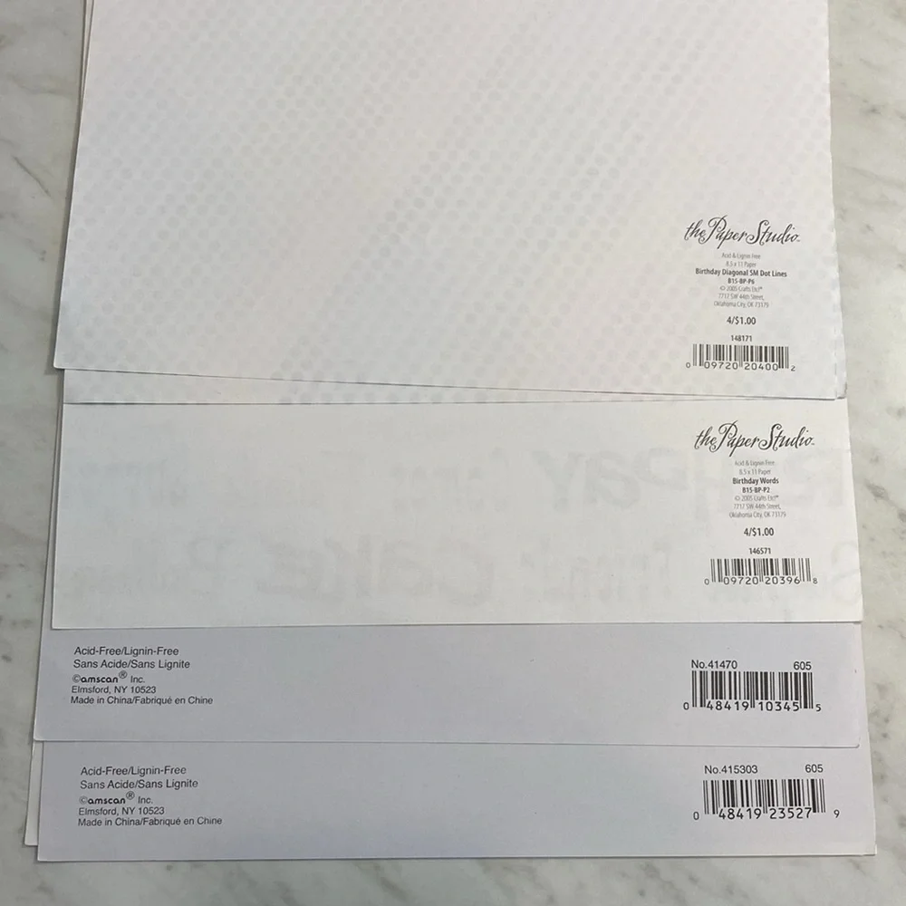 Rainbow Scrapbooking Paper 10 Sheets